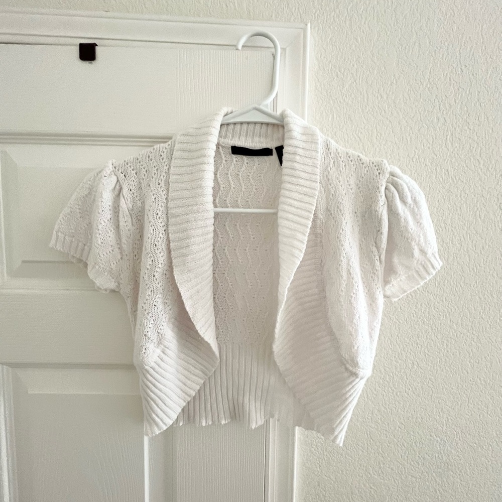cropped cardigan